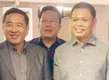  ?? ?? Edwin Uy, Manny Muñiz and Gen. Ellie Cruz.