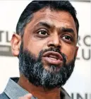  ??  ?? Speech: Moazzam Begg