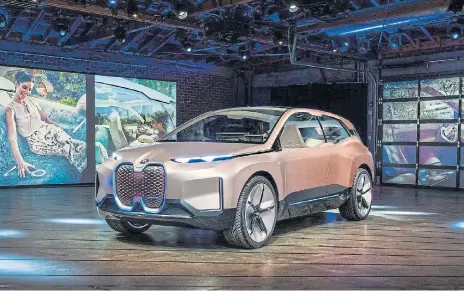  ??  ?? The BMW Vision iNext will be a showcase for the company’s tech when it launches in 2021.