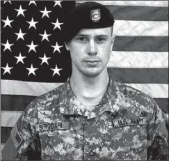  ??  ?? This undated file image provided by the U.S. Army shows Sgt. Bowe Bergdahl. Afghanista­n’s Taliban said in an email Sunday to the Associated Press it has suspended “mediation” with the United States to exchange captive U.S. soldier Sgt. Bowe Bergdahl...