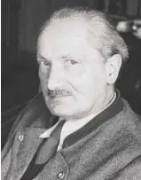  ?? HERMAN HEIDEGGER ?? Martin Heidegger