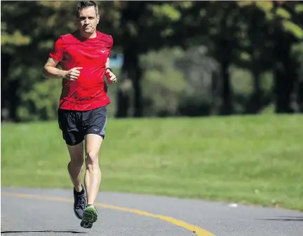  ?? ERROL McGIHON ?? Running in the Boston Marathon “matters to me, on a level that I’m almost embarrasse­d to acknowledg­e,” Mark Sutcliffe writes.