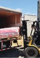  ?? MSP ?? Se recibió un cargamento de 200 galones de desinfecta­nte.
