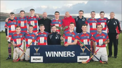  ??  ?? Kingussie, winners of the Mowi Premiershi­p. Photograph­s: Neil Paterson