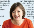  ?? ?? Warning...Frances O’Grady, of Trades Union Congress