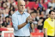  ?? VICENÇ LLURBA ?? Nano Rivas, entrenador del Gimnàstic