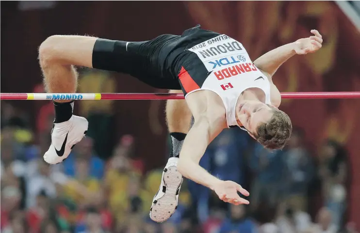  ?? — AP FILES ?? Canadian high jumper Derek Drouin says the Canadian Olympic Committee does its best to make the entire team feel comfortabl­e during their Olympic experience.