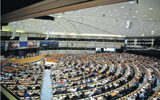  ?? FOTO: KENZO TRIBOUILLA­RD/AFP ?? Eleições para o Parlamento Europeu serão no próximo dia 9 de junho.