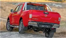  ?? SUPPLIED SUPPLIED ?? Revised Navara now sits 25mm higher at the rear. New suspension setup has dual-rate springs, giving Navara a much broader set of talents.