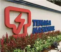  ?? BLOOMBERG PIC ?? Tenaga Nasional Bhd’s unit TNB Repair and Maintenanc­e Sdn Bhd has won a 12-year contract from National Power Parks Management Company Pvt Ltd in Pakistan.