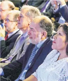  ??  ?? ► El titular de la tercera sala de la Corte Suprema, Sergio Muñoz, en el seminario realizado ayer