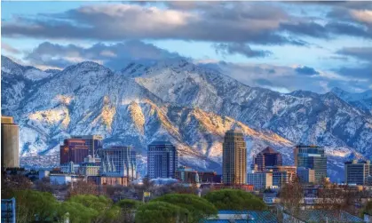  ?? Photograph: Douglas Pulsipher/Alamy ?? A view of Salt Lake City. Members of the Kingston Group operate several businesses and schools in the suburbs of Utah’s capital.