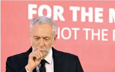  ??  ?? Labour leader Jeremy Corbyn, criticised for his stance on ‘shootto-kill’. Mrs May, in Downing Street, said that stamping out extremism would ‘require embarrassi­ng conversati­ons’