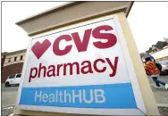  ?? GENE J. PUSKAR — THE ASSOCIATED PRESS ?? CVS Health is plunging deeper into primary care services, buying Oak Street Health for approximat­ely $10.6 billion. The drugstore chain said Wednesday it would pay $39per share in cash for each share of Oak Street Health in a deal expected to close this year.