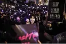  ?? ?? A #MeToo rally in 2019. Photograph: Lillian Suwanrumph­a/AFP/Getty Images