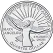  ?? THE DEPARTMENT OF TREASURY VIA AFP ?? This handout photo provided by the US Mint shows the reverse quarter honouring Maya Angelou, the African-American poet and activist.