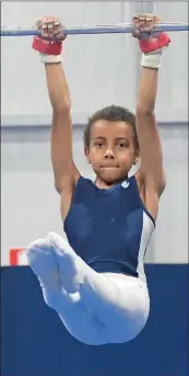  ??  ?? HONOUR: Natimuk and District Gymnastic Club’s Eli Bailey has won selection to attend a Gymnastics Victoria men’s high performanc­e program testing day.Picture: PAUL CARRACHER