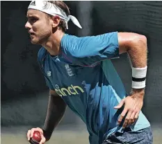  ?? JOEL CARRETT
EPA ?? STUART Broad at a training session. |