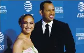  ?? GETTY IMAGES ?? Jennifer Lopez and Alex Rodriguez deny rumors that they have separated.