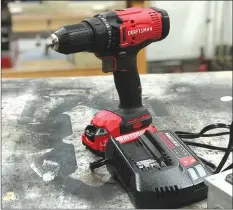  ??  ?? This $100 cordless drill with 3 year warranty makes a great gift for the handy householde­r on your list.