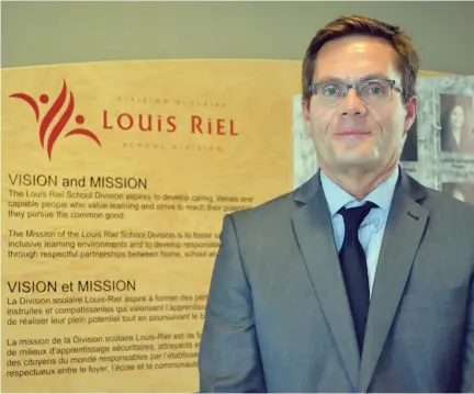  ?? Archives La Liberté ?? Le directeur général adjoint de la Division scolaire Louis-Riel, Christian Michalik.