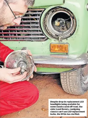 MoT OUTLAWS LED BULBS ON HISTORIC VEHICLES - PressReader
