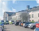  ?? ?? Wishaw General The hospital has one of Lanarkshir­e’s three accident and emergency wards