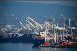  ?? RAY CHAVEZ — BAY AREA NEWS GROUP ?? GSC Logistics is cutting 80jobs, with layoffs scheduled to begin as soon as April 12. The company warned that the job cuts could occur throughout 2023, depending on demand for warehouse and shipping work at the Port of Oakland.