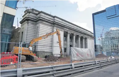  ??  ?? &gt; The city’s old Municipal Bank, in Broad Street, is to be converted for the University of Birmingham