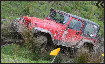  ??  ?? Article author Andrew Gee’s Wrangler is a prized family heirloom that competes in the Club Truck Challenge.