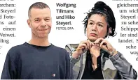  ?? FOTOS: DPA ?? Wolfgang Tillmans und Hiko Steyerl.