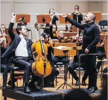  ?? FRANÁOIS GOUPIL ?? Yannick Nézet-Séguin and the Orchestre Métropolit­ain played at the Dortmund Konzerthau­s to open their European tour.