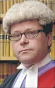  ??  ?? His Honour Judge Simon James