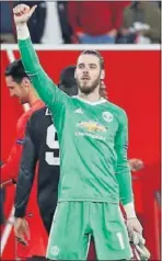  ??  ?? De Gea: le quieren PSG y Madrid.