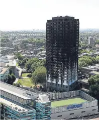  ??  ?? The Grenfell Tower fire caused 71 deaths in June 2017