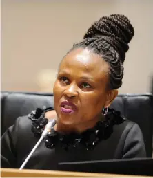  ?? PICTURE: HENK KRUGER/AFRICAN NEWS AGENCY (ANA) ?? CHALLENGED: The public protector, advocate Busisiwe Mkhwebane.