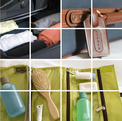  ??  ?? Travelers, who use smaller carry- on suitcases to avoid checked baggage fees, can fit more
items in their bag by rolling articles of clothing and packing small travel- size toiletries.