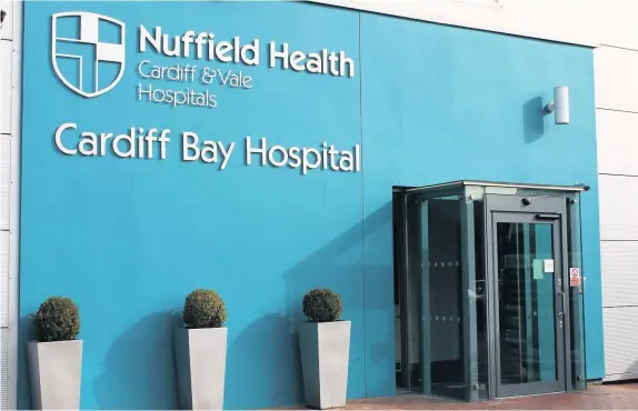  ??  ?? Nuffield Health has helped the strain on the NHS by taking on extra NHS patients