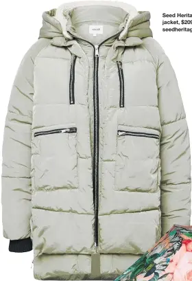  ??  ?? Seed Heritage jacket, $209.90. seedherita­ge.com