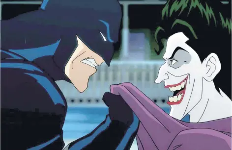  ?? FOTO: WARNER ?? Batman (Kevin Conroy) enfrenta al Joker (Mark Hamill) en La Broma Asesina.