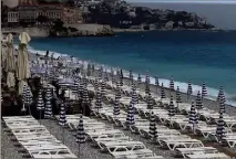  ?? (Photo Cyril Dodergny) ?? Plages désertes et moral en berne pour les profession­nels.