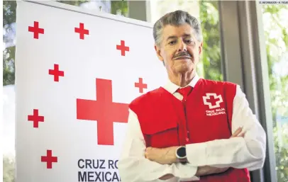  ?? EL INFORMADOR • H. FIGUEROA ?? TITULAR. Miguel Ángel Domínguez, delegado de la Cruz Roja en Jalisco y vicepresid­ente nacional.