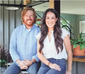  ?? PHOTO FOR HGTV ?? Chip and Joanna Gaines, stars of HGTV’s “Fixer Upper.”
