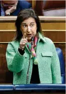  ?? Foto: Chema Moya ?? Spaniens Verteidigu­ngsministe­rin Margarita Robles warnt.