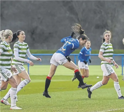 ?? ?? ↑ Rangers will host Celtic in an intriguing, top-of-the-table SWPL1 clash tomorrow afternoon