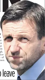  ??  ?? ROW Former football ace Neil McCann