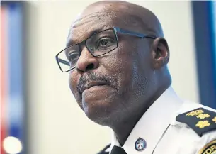  ?? RANDY RISLING/TORONTO STAR FILE PHOTO ?? Police Chief Mark Saunders has been under fire over the handling of recent high-profile cases.