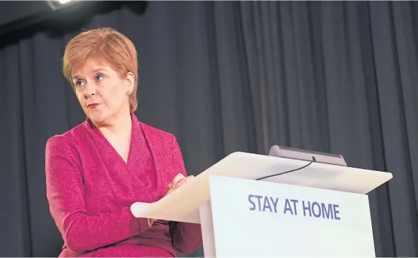  ??  ?? WARNING: The FM said the current challenges are “more severe than any situation our health service has faced” in her entire time in government.
