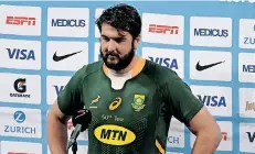  ?? | BackpagePi­x ?? LOOD de Jager chatting to the media yesterday.