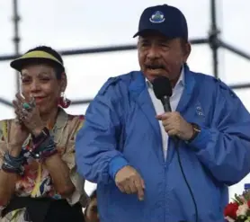  ?? AP ?? Una vez más, el régimen de Daniel Ortega calificó de “injerencis­ta” al Gobierno de Costa Rica.